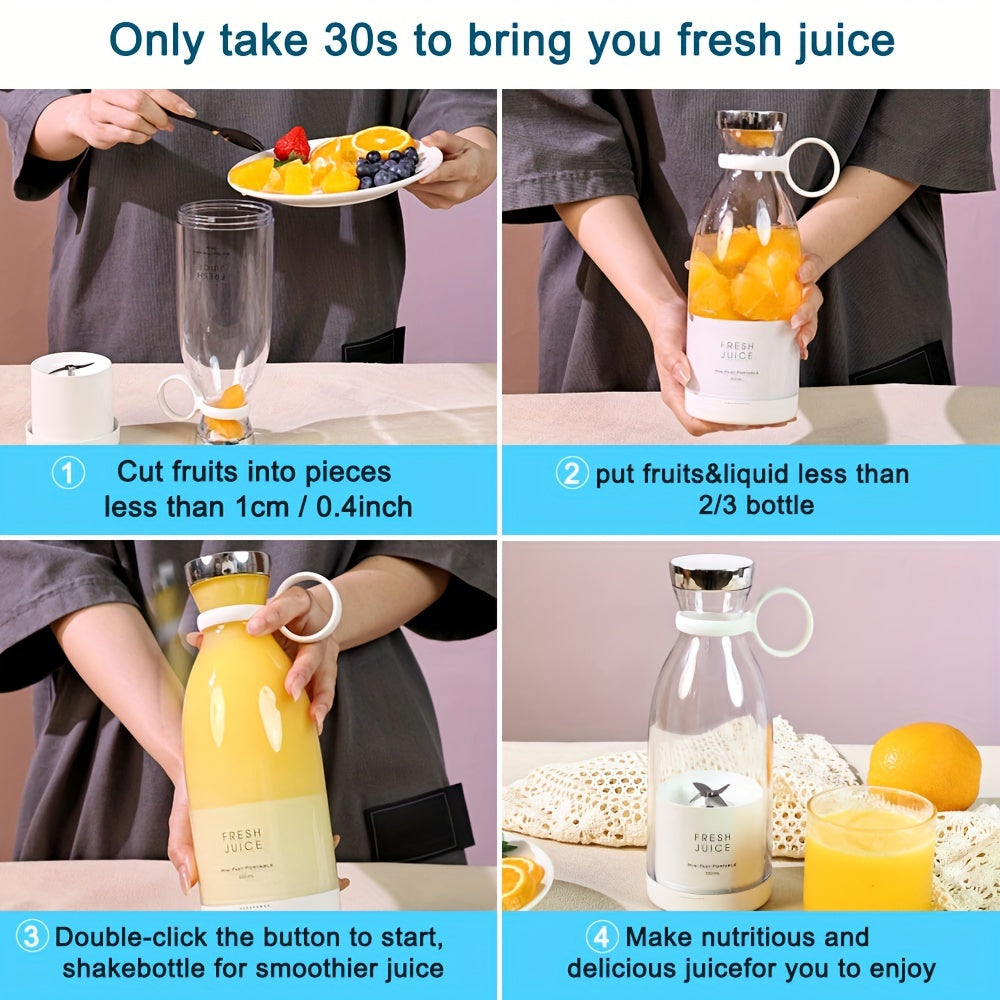 Portable Fruit Blender Juicer - Perfect for On-the Go!